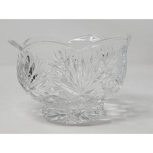 Vintage Noritake Crystal Fan & Crisscross Cuts Potpourri/Soy Candle Bowl‎